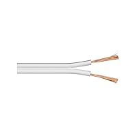 Goobay 27523 Cavo altoparlanti, Bianco