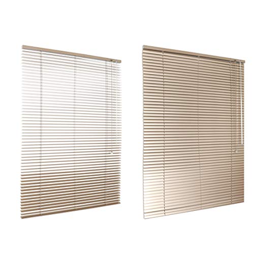 HSYLYM Aluminum Venetian Blinds (50 * 130cm, Champagne)