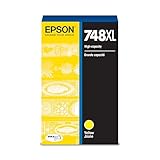 EPSON 748 DURABrite Pro Ink High Capacity Yellow Cartridge (T748XL420) Works with WorkForce WF-6530 WF-6530, 6590, 8590, 6090, 8090