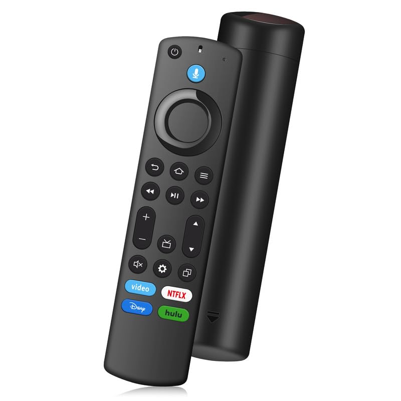 Replacement Remote Control for the Smart TV Series, TV Insignia Remote Fit for FireStick(2nd Gen/3rd Gen/Lite/4K/HD/4K Max), TVs Cube(1st gen/2nd Gen/3rd Gen), AMZ Smart TV 3rd Gen with Voice Search