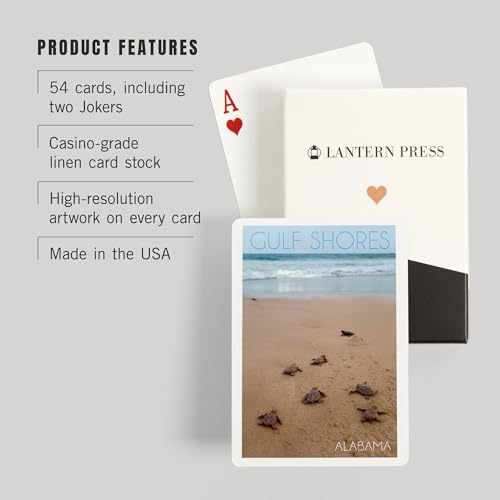 Baraja de 52 cartas Poker Tamaño Gulf Shores miniatura 3