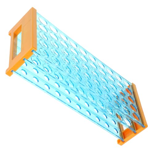 FUNOMOCYA Test Tube Rack Storage Organizer Holes Tube Stand Easy-Clean Design for Chemistry