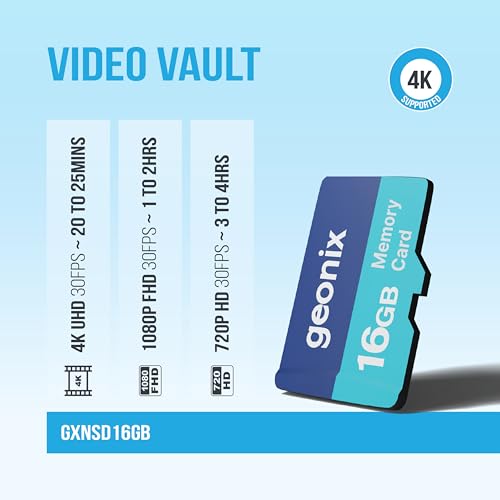 Image of Geonix 16GB SD Card, Memory Card