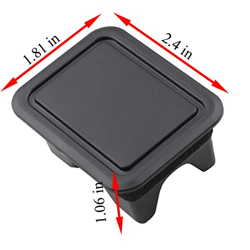 2Pcs Truck Bed Rail Caps, Stake Pocket Covers Compatible With Dodge Ram 2019 2020 2021 2022 Bed Rail Hole Plugs #TOP1