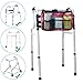 Update Walker Bag Hand Free Storage Bag Walker Attachment Handicap Basket Pouch for Rollator, Wheelchair, Folding Walkers (Red Fireworks)