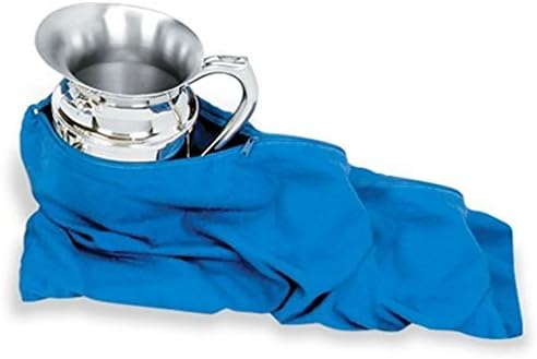 18 X 18 Zippered Silver Cloth Bag