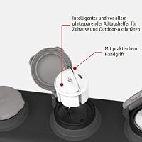 Brennenstuhl USB C Steckdosenadapter (USB Ladegerät zum Einstecken in EIN Steckdosennest, 2,4A, kompatibel mit IP44 Steckdosen und Kabeltrommeln von Brennenstuhl, flaches Design) (Packung mit 2) – Ansicht 4