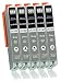 Produktbild Supply Guy 5 Druckerpatronen mit Chip kompatibel mit Canon CLI-551 Grau Passend für Canon Pixma IP8700 IP8750 MG6300 MG6350 MG7100 MG7150 MG7500 MG7550