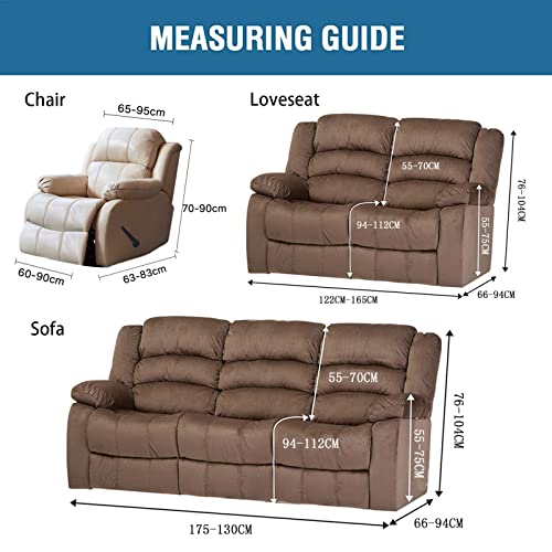 Cubiertas de sillones para reclinable elásticas perfectas para salones familiares 6