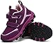 Voovix Scarpe da Bambini Calzature da Escursionismo Bambino Antiscivolo Scarponi da Montagna Ragazzi Ragazze Sneaker Casual da Trekking, Rosa viola36