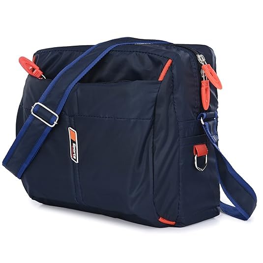 bless kraft Nylon Padded Cross Body Messenger Sling Bag Office Business Travel Messenger one Side Shoulder Bag for Men-picture-20
