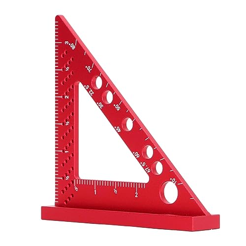 Escuadra Carpintero 90° aluminio para madera compacta miniatura 7