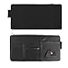 2 Packs Car Sun Visor Pocket Organizer for Car Truck, Car Visor Storage Pouch with Big Zipper Pocket, Card Sleeve Pocket Organizer, Drving License, Insurance, Sunglasses, Pen, Key, Phone, Lipstick