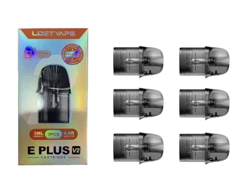 Lost Vape E-Plus V2 �J�[�g���b�W 3ml �g�b�v�t�B�� �����p�|�b�h �f���A�����b�V�� MTL/RDL�Ή� Thelema Elite 40 / Centaurus E40 / Thelema Nano/Aura S �Ή� ���X�g�x�C�v