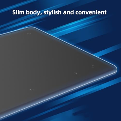 Tableta digitalizadora de dibujo 10x6 pulgadas, con lápiz de 8192 niveles de presión y 12 teclas rápidas para diseño, enseñanza, trabajo, pintura y bocetos, para PC y dispositivos compatibles miniatura 3