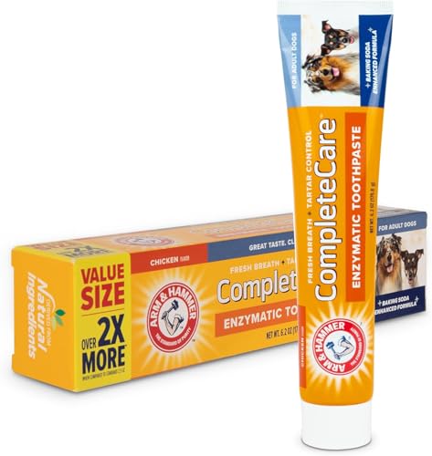 Arm & Hammer Complete Care Enzymatic Dog Toothpaste, Chicken Flavor,