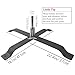 FSFLAG Cross Base Stand for Feather Flag, Feather Flag Base Stand, X Stand Base for Feather Flag, Swooper Flag Pole Base for Ground