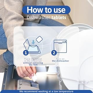 NATULIM - Pastiglie Lavastoviglie Ecologiche Naturali - Capsule Idrosolubili per Lavaggio Efficace e Delicato - 30 Pastiglie