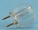 Dollhouse Miniature Round Clear 12V Pin-in Ceiling Globe