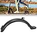 Tbest Scooter Rear Mudguard Bracket,Electric Scooter Mudguard Professional Splash Proof 4 Hole Scooter Mudguard Replacement Black