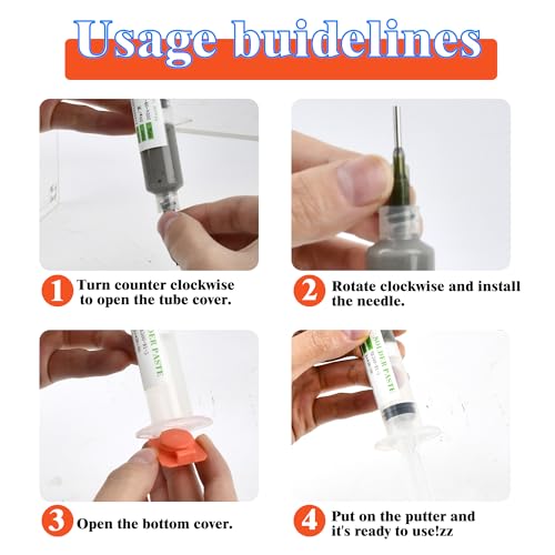 Image of Leffo Sn42 /Bi58 Lead Free Solder Paste No Clean, 138℃ Melting Point (20, Grams)