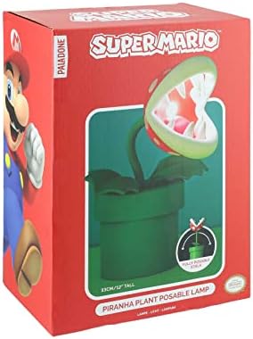 Super Mario Piranha Plant Posable Lamp (high: 33 cm) / Super Mario lampka Piranha Plant Posable (wysokoÄšĂ: 33 cm)