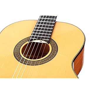 Guitar 39 inch Acoustic Guitar with Solid Spruce/Body Classical Guitar Wooden Guitar - Les Beatles, Paul McCartney, John Lennon, RIngo Starr, George Harrison Guitar 39 inch Acoustic Guitar with Solid Spruce/Body Classical Guitar Wooden Guitar – Image 5