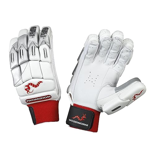 Image of Woodworm Firewall Gamma Junior Cricket Batting Gloves (Boys RH)