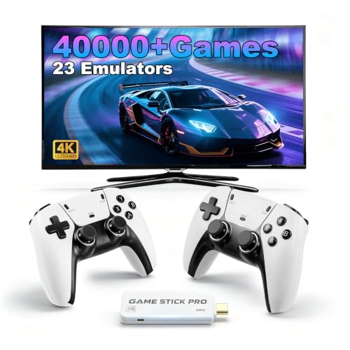 Retro Gaming Console, Supports 4K HDMI TV Game Stick with 40000+ ...