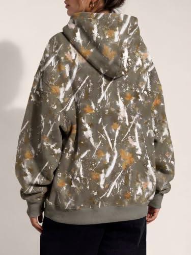 Image of Trendy Queen Women Oversized Hoodies Fall Outfits | Gentle Skin Feel, Aesthetic Drop Shoulder, Large Kangaroo Pocket, Seamless Daily Outfit Match