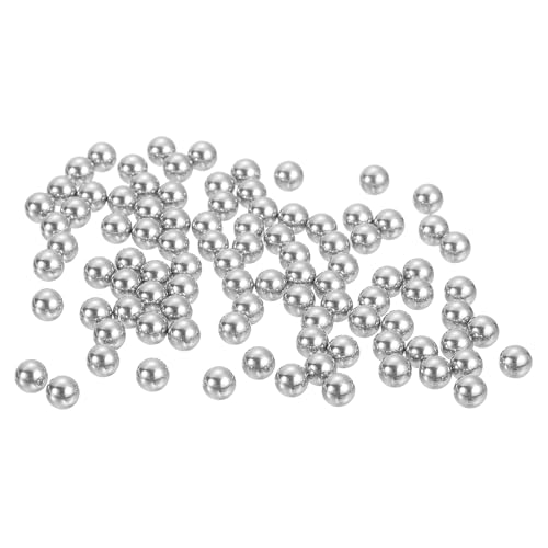 sourcing map 4.5mm Bearing Balls, 250 Pcs 304 Stainless Steel G100 Precision Balls Metric Mixing Balls for Bearings Bicycles Casters