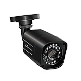 1000TVL 960H CCTV Security Camera, Conan Outdoor Surveillance Bullet Camera with 65ft IR Distance and 3.6mm Wide Angle Lens - Black