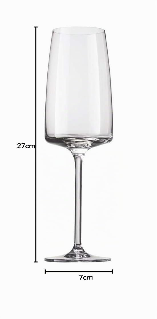 Schott Zwiesel Sensa Light & Fresh 142155 Lot de 6 flûtes à champagne Transparent Capacité 0,388 l