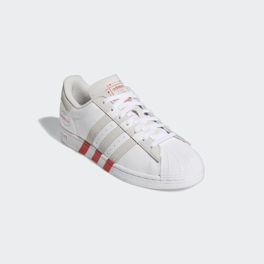 adidas Superstar Shoes Men's, White, Size 12.5 - Image 5