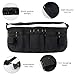 Klmnop Waist Tool Apron with Gloves, Multi-Pocket Car Wrap Tools Bag with Adjustable Belt, Window Tint Pouch for Film Application and Sign Making(Black)