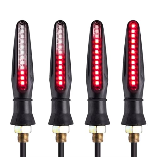 Feu arrière clignotant de moto Yamaha MT07 FZ6 rouge durable