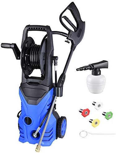 Yescom 2030PSI Electric Pressure Washer 1.8GPM Dirt Bike Car Driveway Patio Cleaning High Cleaner Machine with 4 Nozzles Foam Cannon