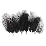 DOITOOL 天然ダチョウの羽根飾り 10枚セット DIYクラフト用 結婚式 パーティー装飾用 写真小道具 フラワーアレンジメント向け