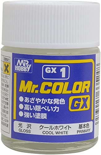 GSIクレオス Mr.カラーGX クールホワイト 18ml 模型用塗料 GX1 GSIクレオス Mr.カラーGX クールホワイト 18ml 模型用塗料 GX1