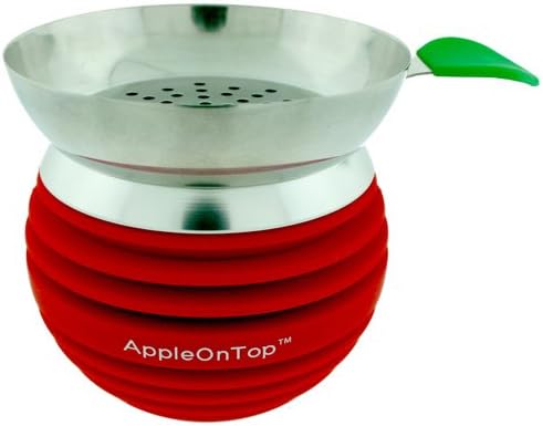 Apple on Top Hookah Bowl Red