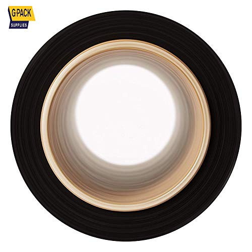 Gpack 18" X 1000 Ft 4 Rolls – 85 Gauge Thick Stretch Film Moving & Packing Shrink Wrap. Industrial Strength, Black Plastic Pallet Shrink Film Opaque Ideal For Furniture, Boxes, Pallets. #TOP5