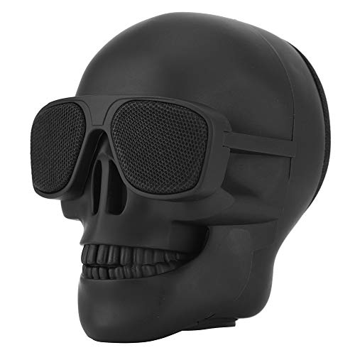 Ruiqas Enceinte Bluetooth en Forme de tête de Mort - Mini Haut-Parleur Portable sans Fil Bluetooth...