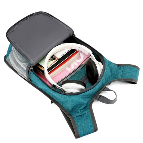 Mochila moderna plegable verde unisex grande para actividades al aire libre miniatura 5