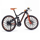 Frinovalt 1:10 Scale Mini Finger Bikes, Miniature Alloy Mountain Bicycle Model Desktop Decoration Crafts for...