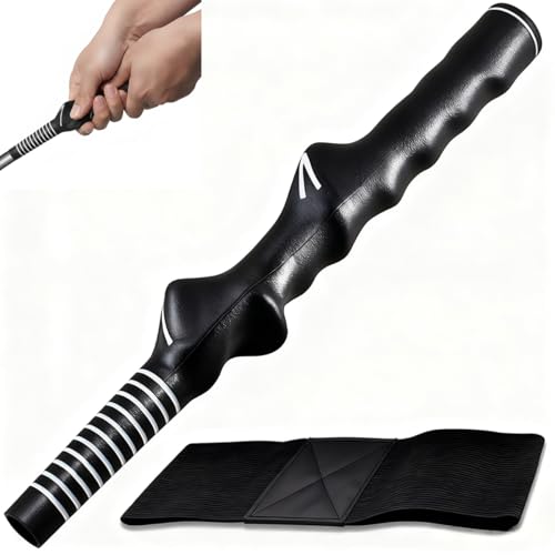 SerniaXin Golf Grip Trainer and Swing Correction Arm Band, Golf Training Aid Set to Improve Hand...