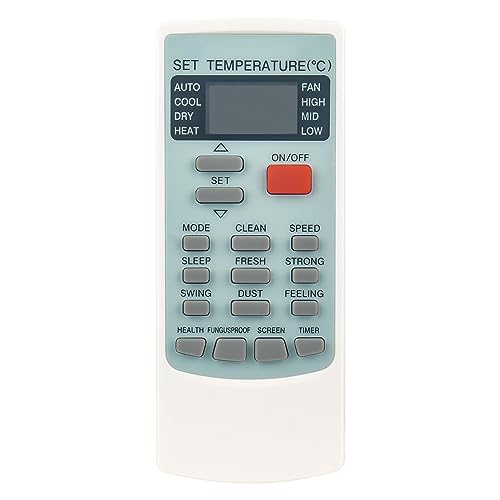 AULCMEET YKR-H002E Ersatzfernbedienung Kompatibel mit Meide AUX AC Tragbare Klimaanlage YKR-H/008 YKR-H/006E YKR-H/009 YKR-H/888