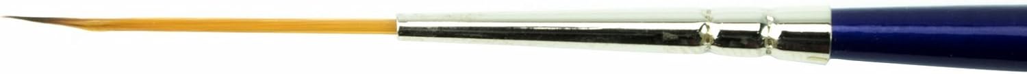 Set of 5 Size 0-6 Series 444 The Virus Scrolling Script Pinstriping Brush with Specially Blended Golden Taklon