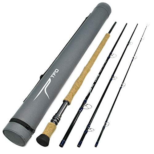 Amazon | TFO 13-15 wt. 8フィート6インチ 4個。 MD ブルーウォーター