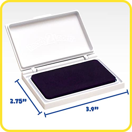 Ready 2 Learn Washable Stamp Pad - Purple - Non-Toxic - Fade Resistant - Perfect For Scrapbooks, Posters And Cards - New And Improved 2022 Version #TOP3