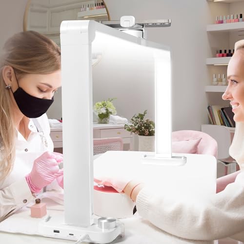 AORAEM 34-Inch Foldable Half Moon LED Nail Lamp